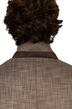 CANALI | Woven Jacket | Dark Brown