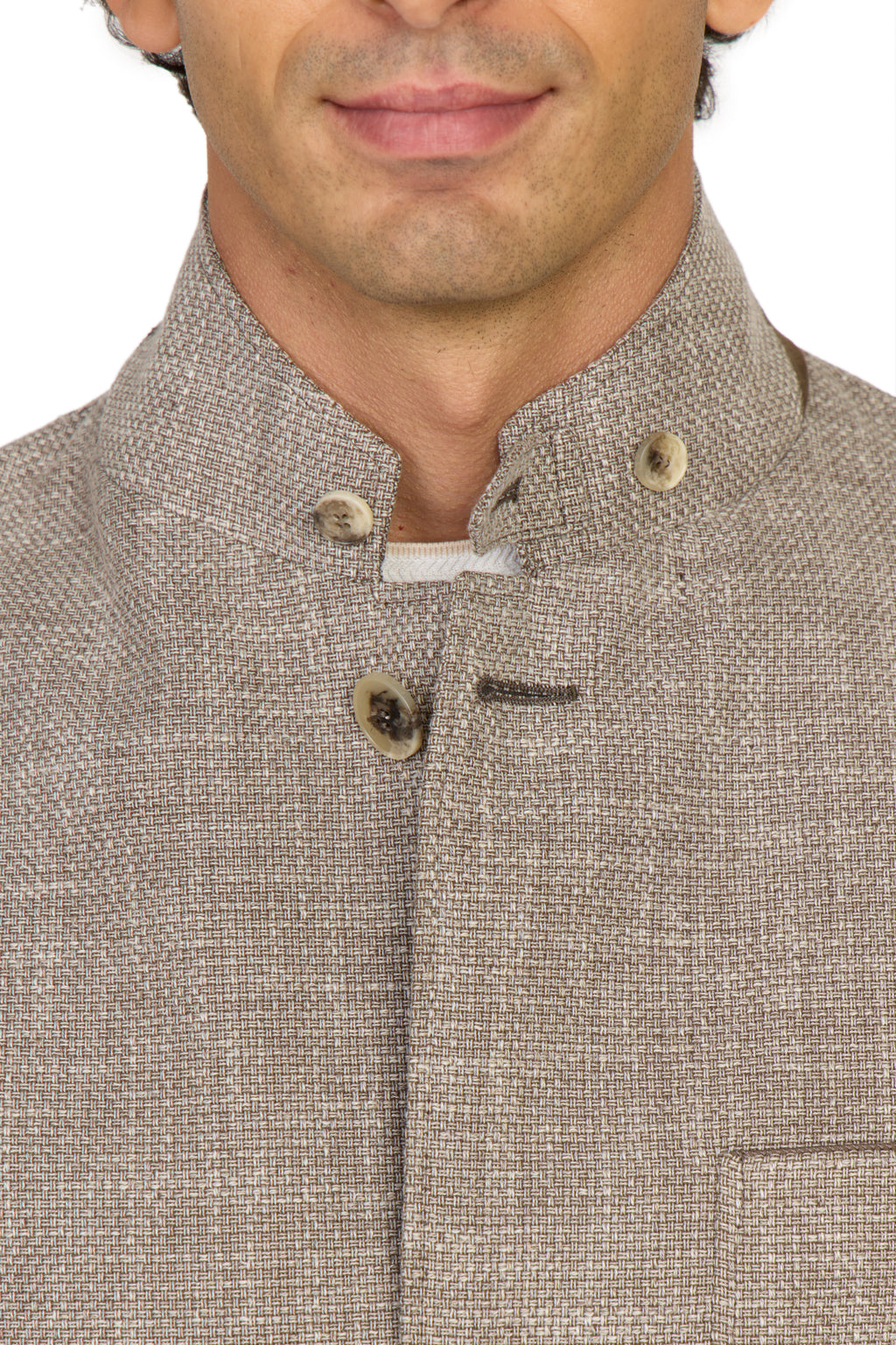 CANALI | Basketweave Jacket | Light Brown