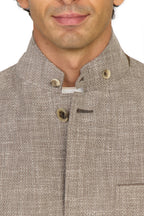 CANALI | Basketweave Jacket | Light Brown