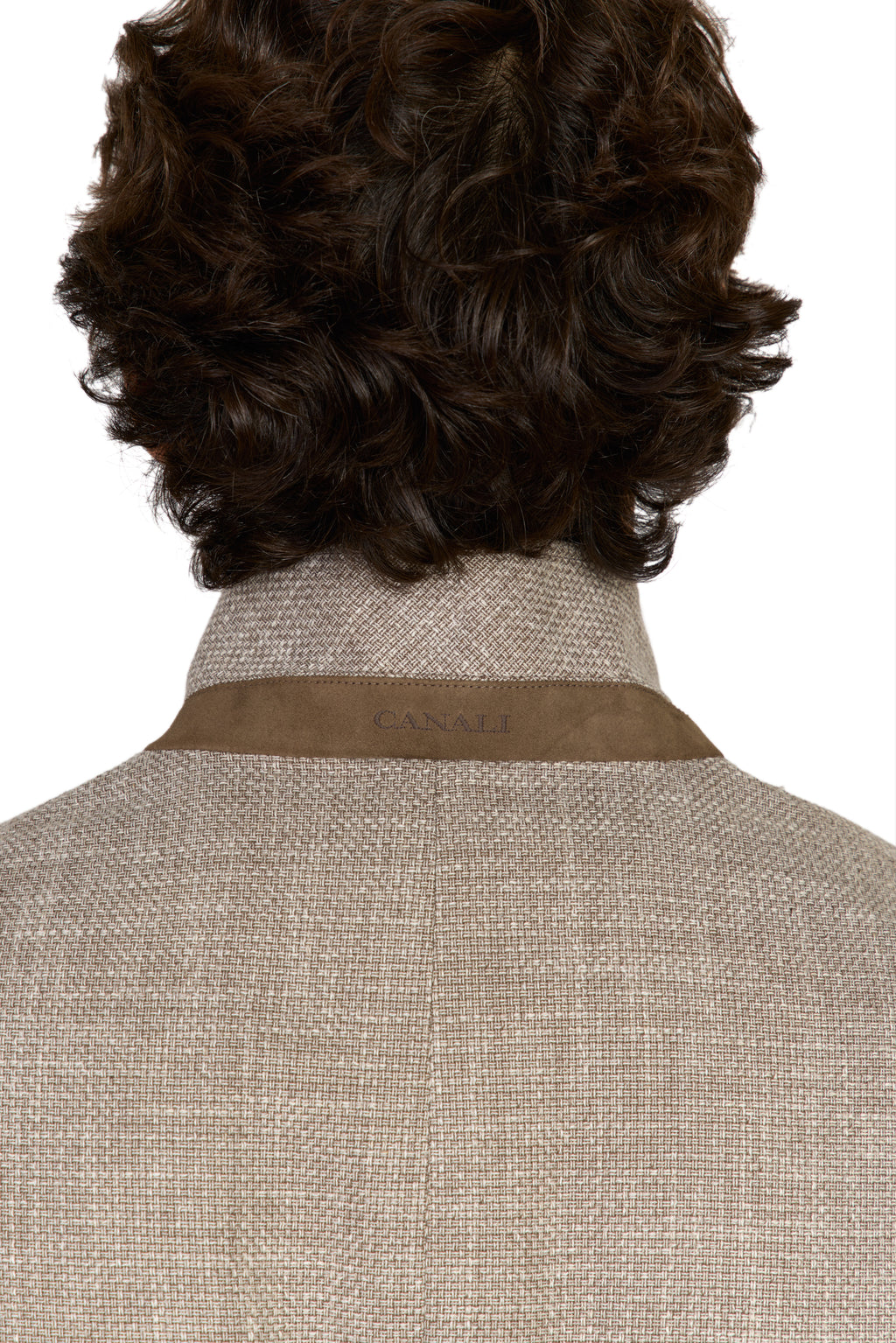 CANALI | Basketweave Jacket | Light Brown