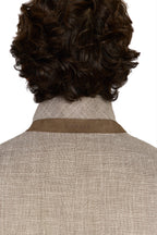 CANALI | Basketweave Jacket | Light Brown