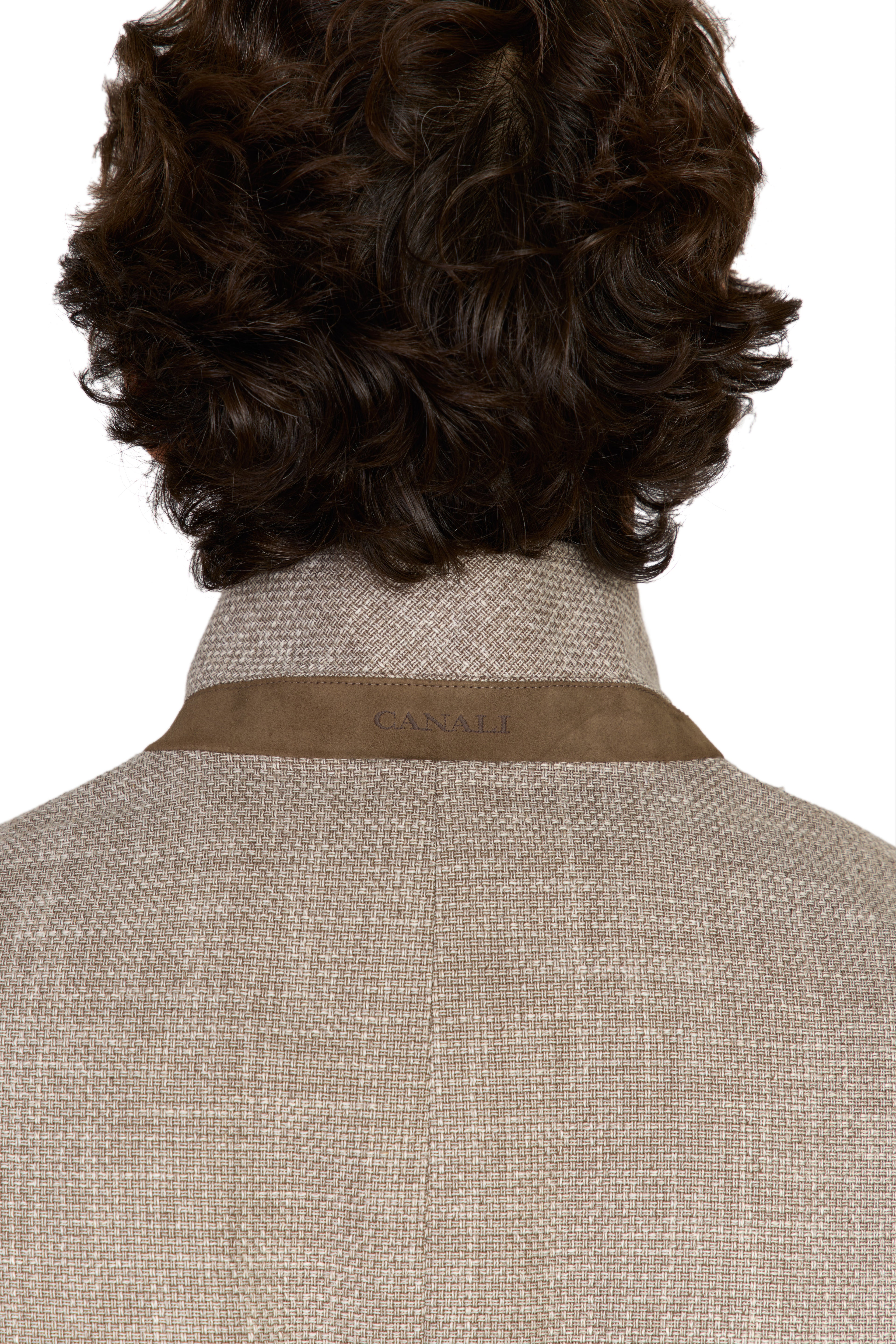 CANALI | Basketweave Jacket | Light Brown