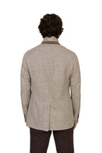 CANALI | Basketweave Jacket | Light Brown