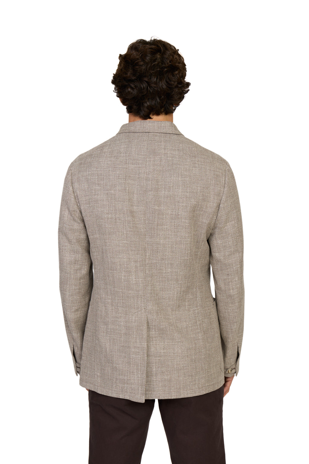 CANALI | Basketweave Jacket | Light Brown