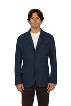 CANALI | Basketweave Jacket | Dark Blue