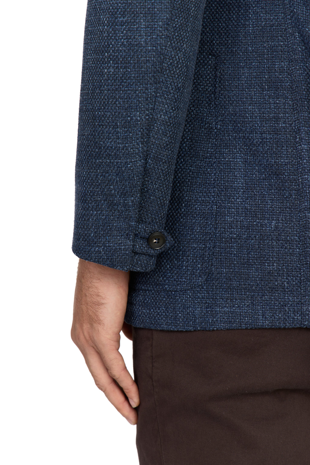 CANALI | Basketweave Jacket | Dark Blue
