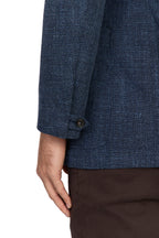 CANALI | Basketweave Jacket | Dark Blue