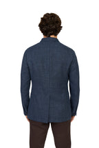 CANALI | Basketweave Jacket | Dark Blue
