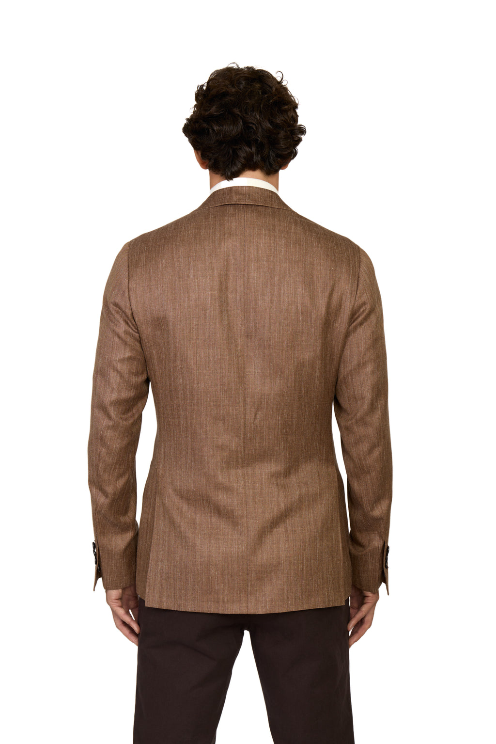 CANALI | Unstructured Herringbone Jacket | Bronze