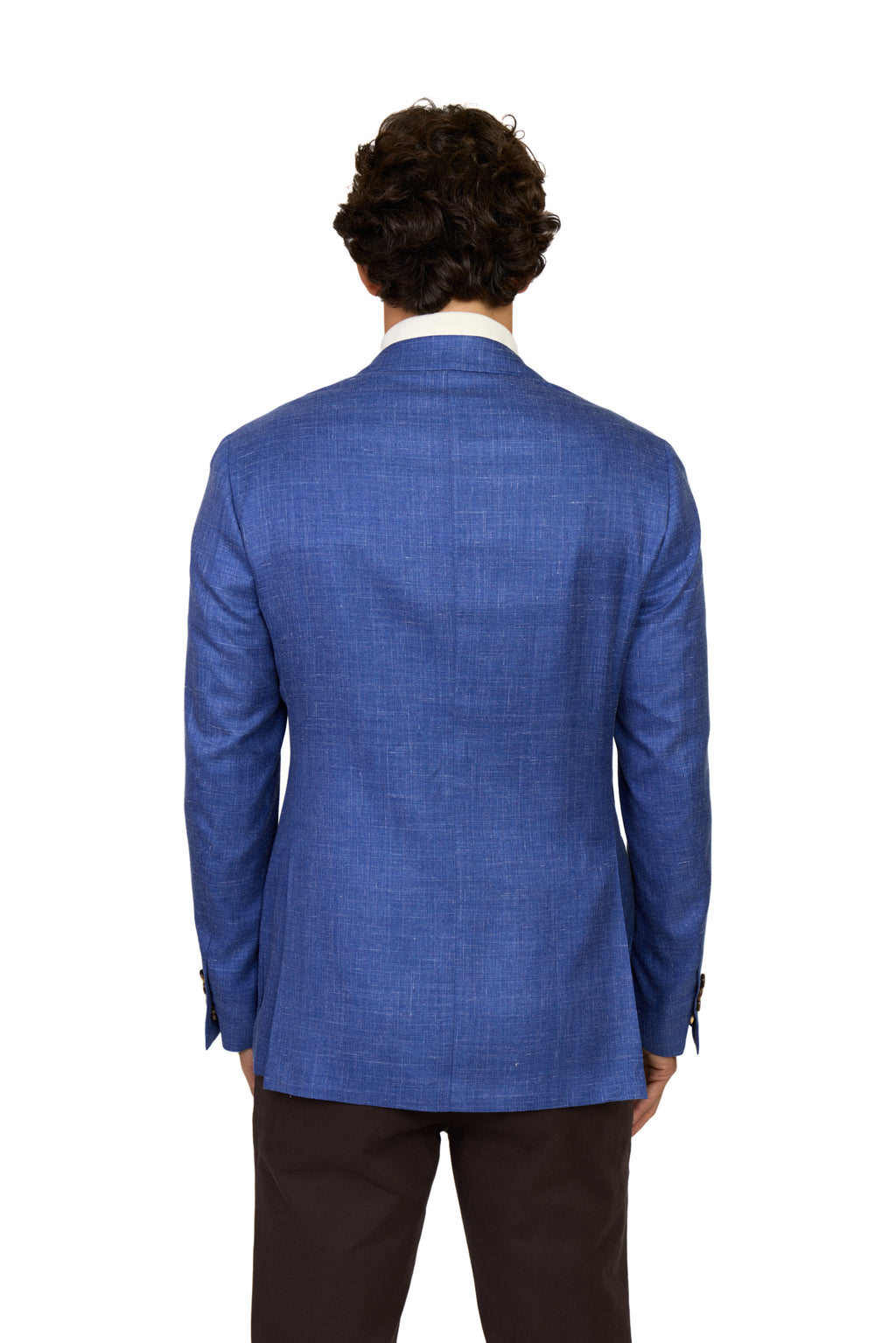 CANALI | Kei Silk-Cashmere-Linen Jacket  | New Blue