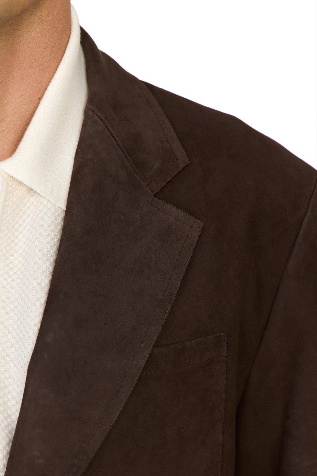 CANALI | Suede Blazer | Dark Brown