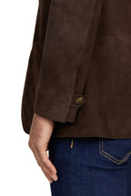 CANALI | Suede Blazer | Dark Brown