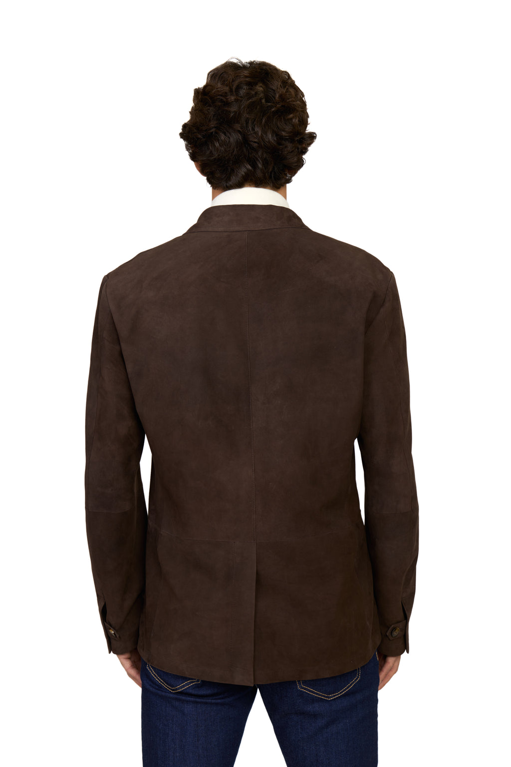 CANALI | Suede Blazer | Dark Brown