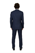 CANALI | Exclusive Super 150 Check Suit | Dark Blue