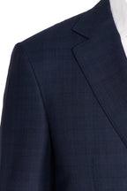 CANALI | Exclusive Super 150 Check Suit | Dark Blue