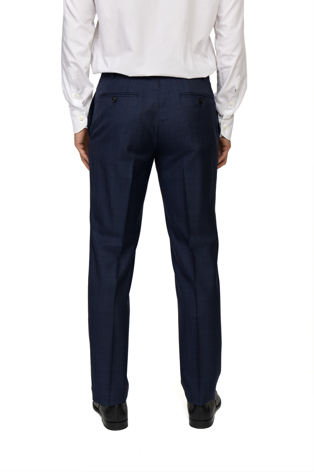 CANALI | Exclusive Super 150 Check Suit | Dark Blue