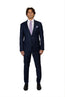 CANALI | Exclusive Super 170 Check Suit | Dark Navy