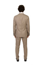 CANALI | Kei Wool-Silk-Linen Unlined Suit  | Taupe