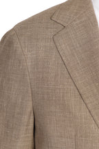 CANALI | Kei Wool-Silk-Linen Unlined Suit  | Taupe