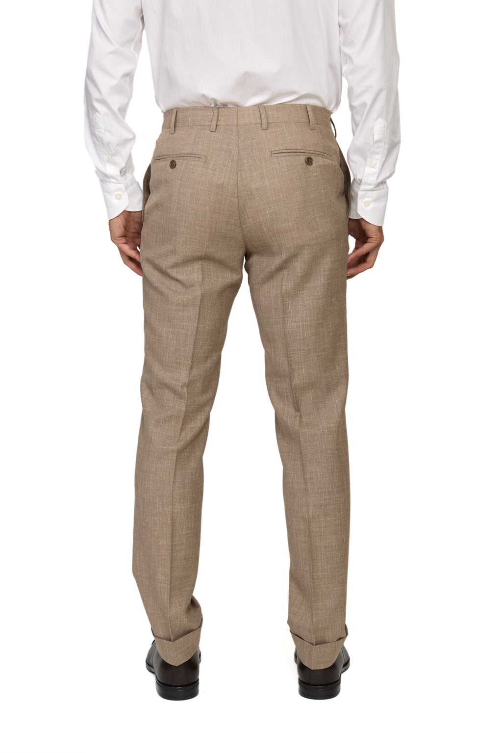 CANALI | Kei Wool-Silk-Linen Unlined Suit  | Taupe