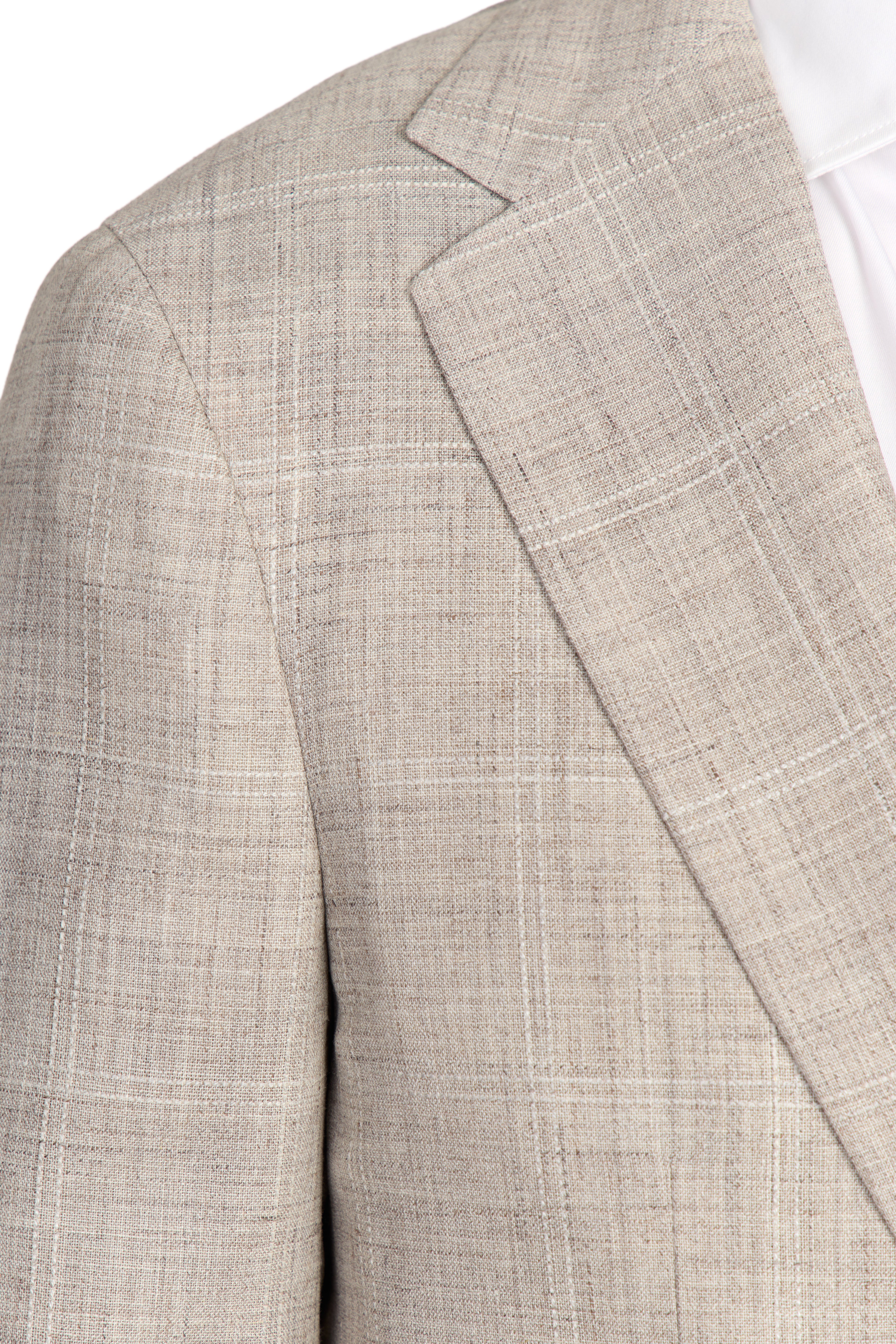 CANALI | Double Check Suit | Beige