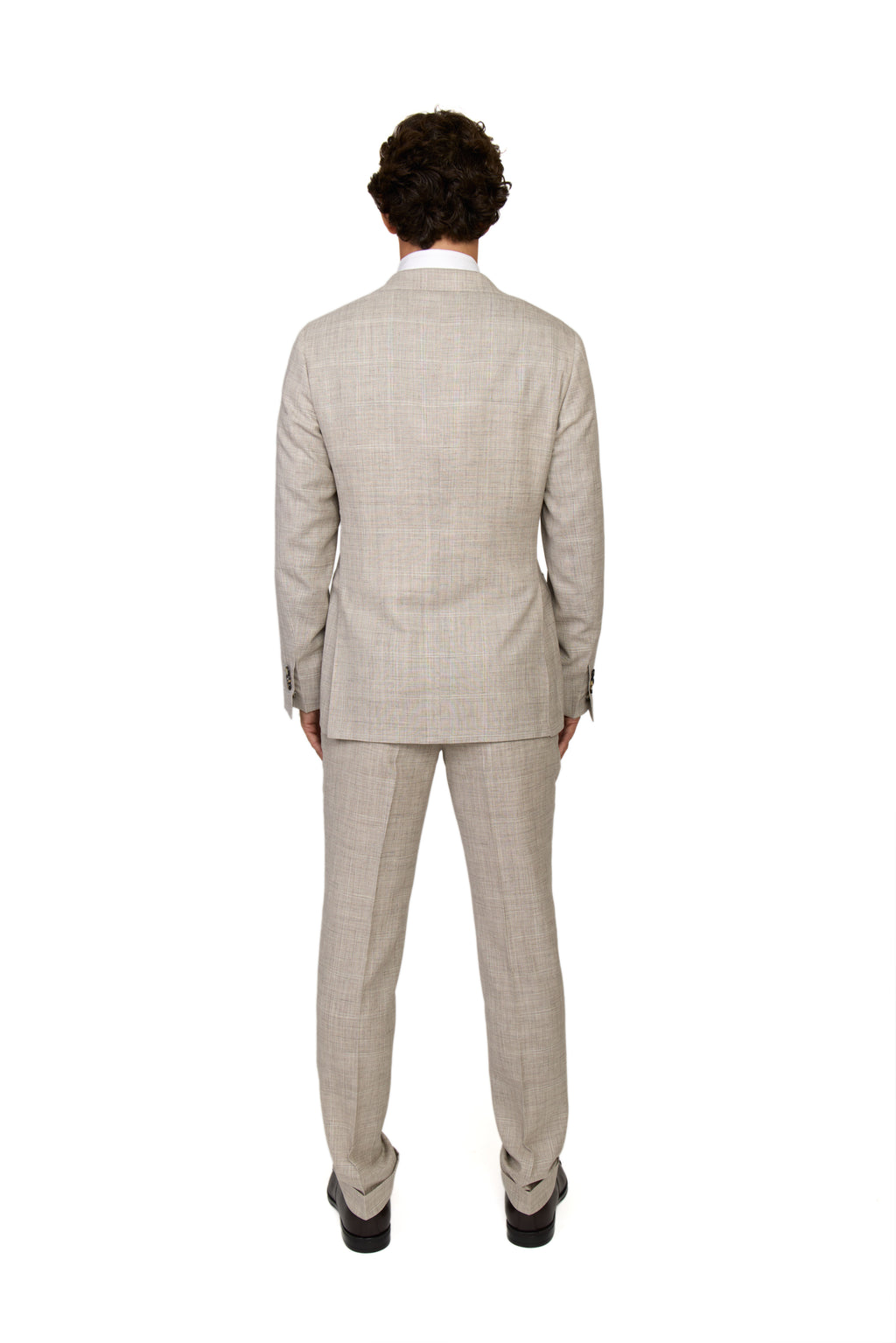CANALI | Double Check Suit | Beige