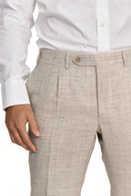 CANALI | Double Check Suit | Beige