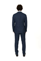 CANALI | Kei Wool-Silk-Linen Unlined Suit  | Dark Blue