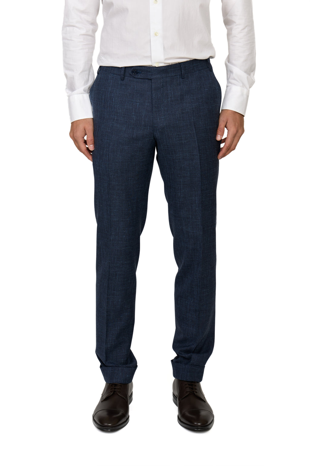 CANALI | Kei Wool-Silk-Linen Unlined Suit  | Dark Blue