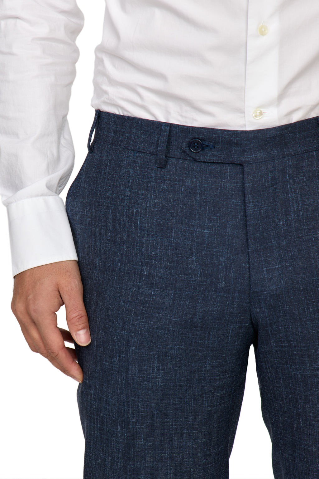 CANALI | Kei Wool-Silk-Linen Unlined Suit  | Dark Blue