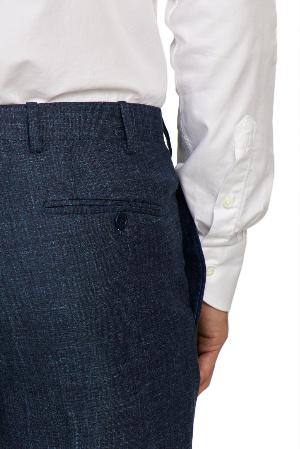 CANALI | Kei Wool-Silk-Linen Unlined Suit  | Dark Blue