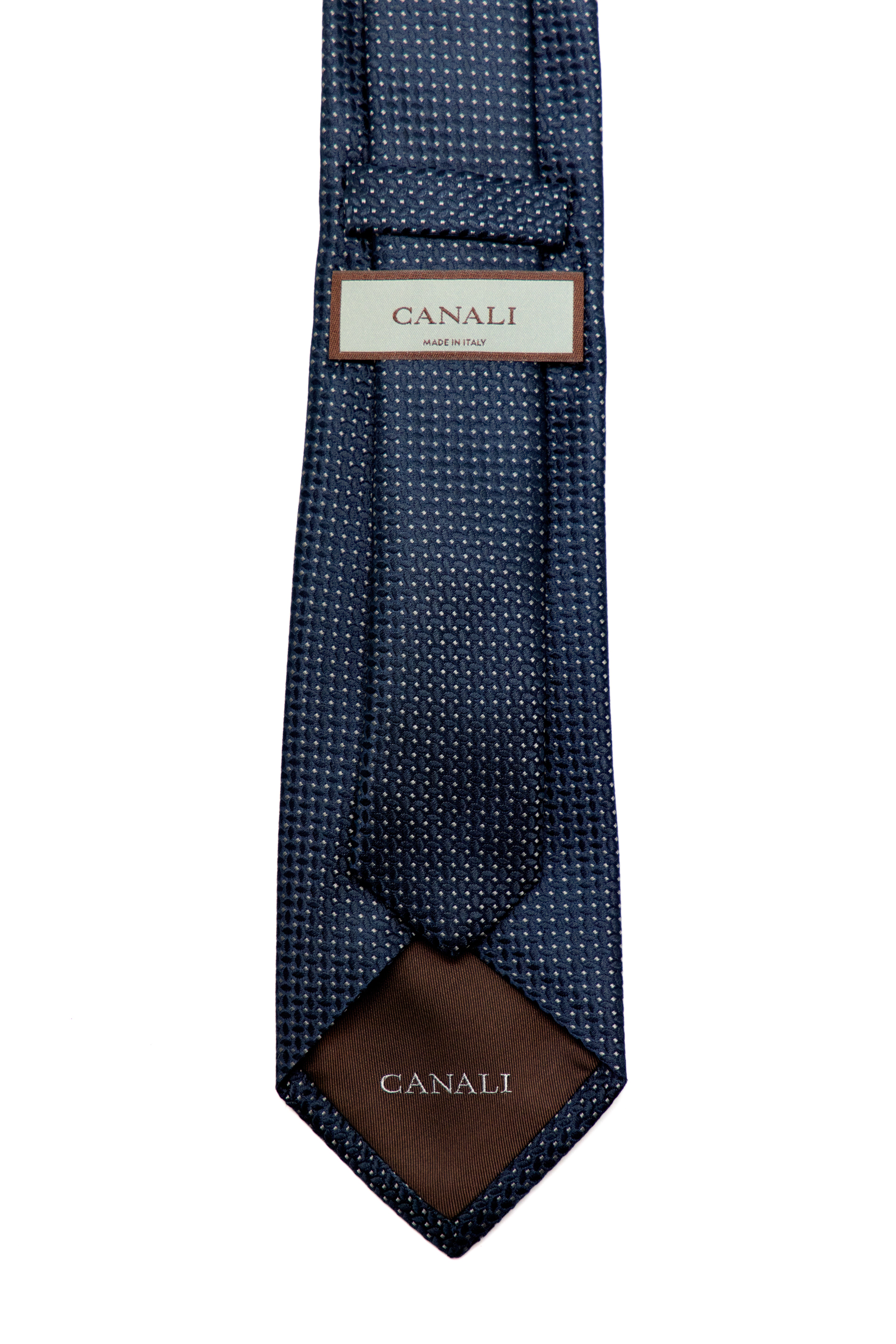 CANALI | Two Tone Tie | Navy
