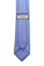 CANALI | Triangle Patterned Tie | Purple & Blue