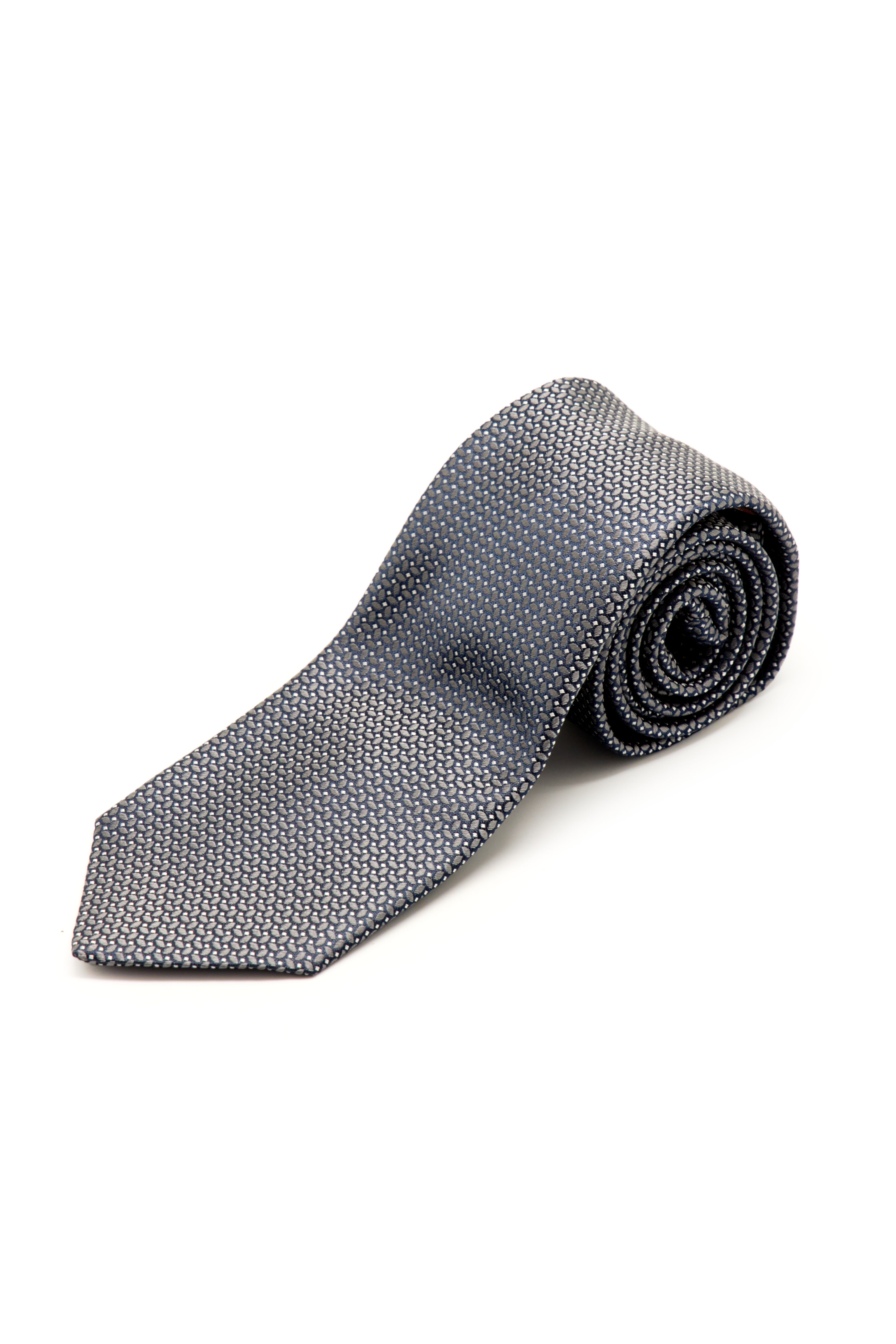 CANALI | Two Tone Tie | Dark Grey