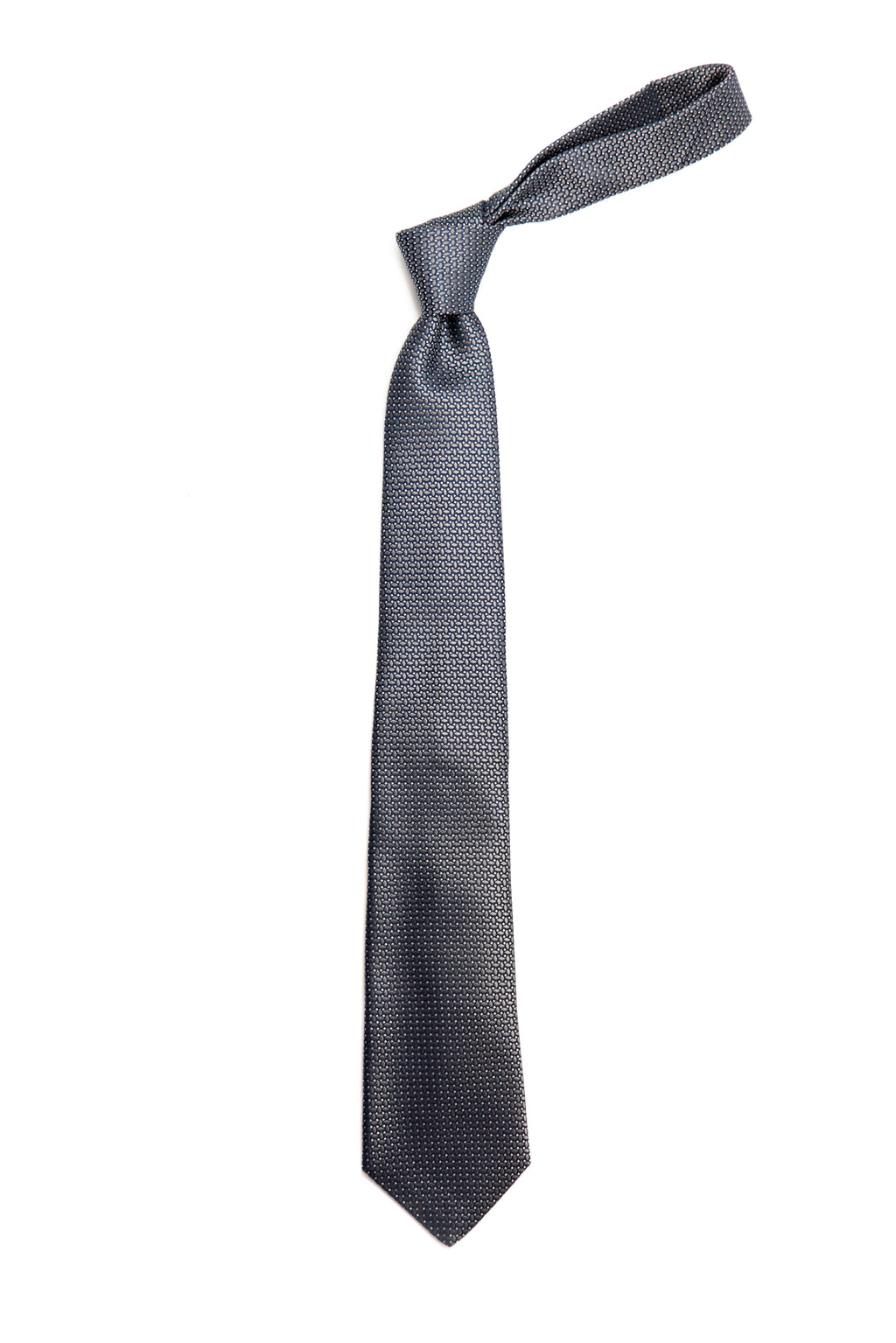 CANALI | Two Tone Tie | Dark Grey