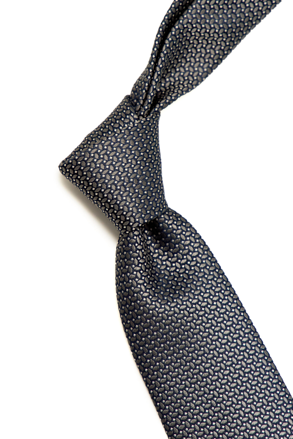 CANALI | Two Tone Tie | Dark Grey