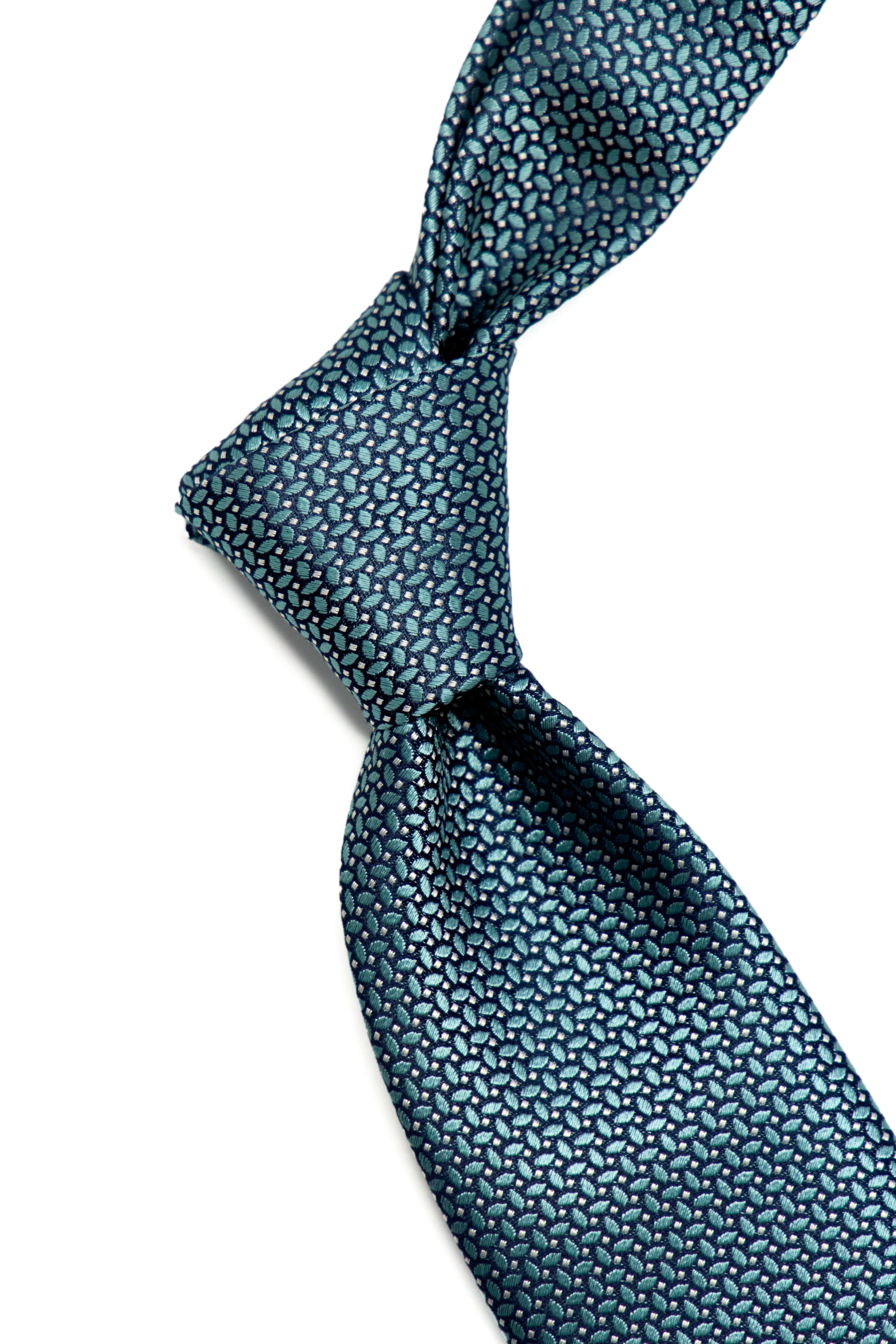 CANALI | Two Tone Tie | Teal