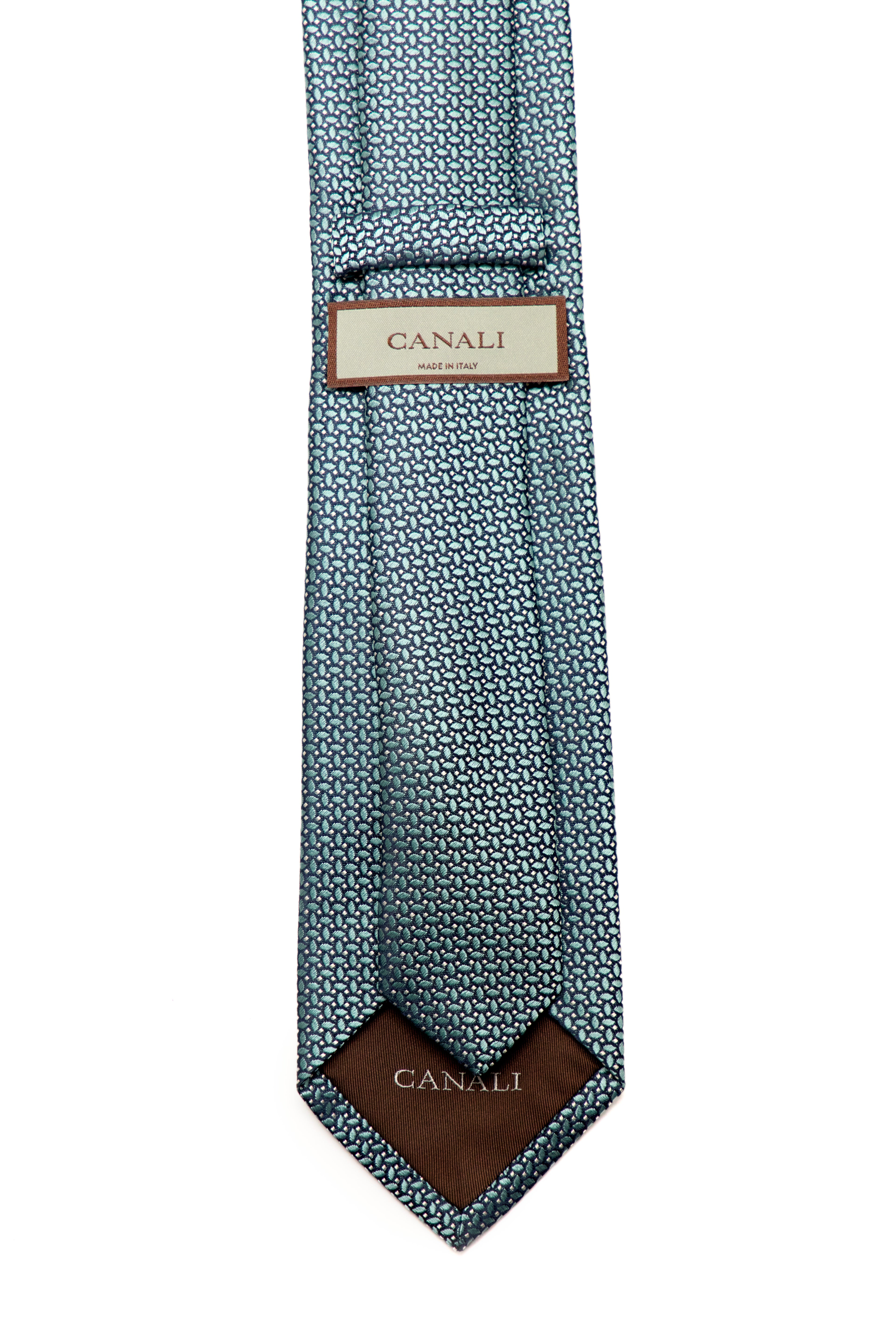 CANALI | Two Tone Tie | Teal