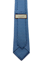 CANALI | Triangle Patterned Tie | Navy & Blue