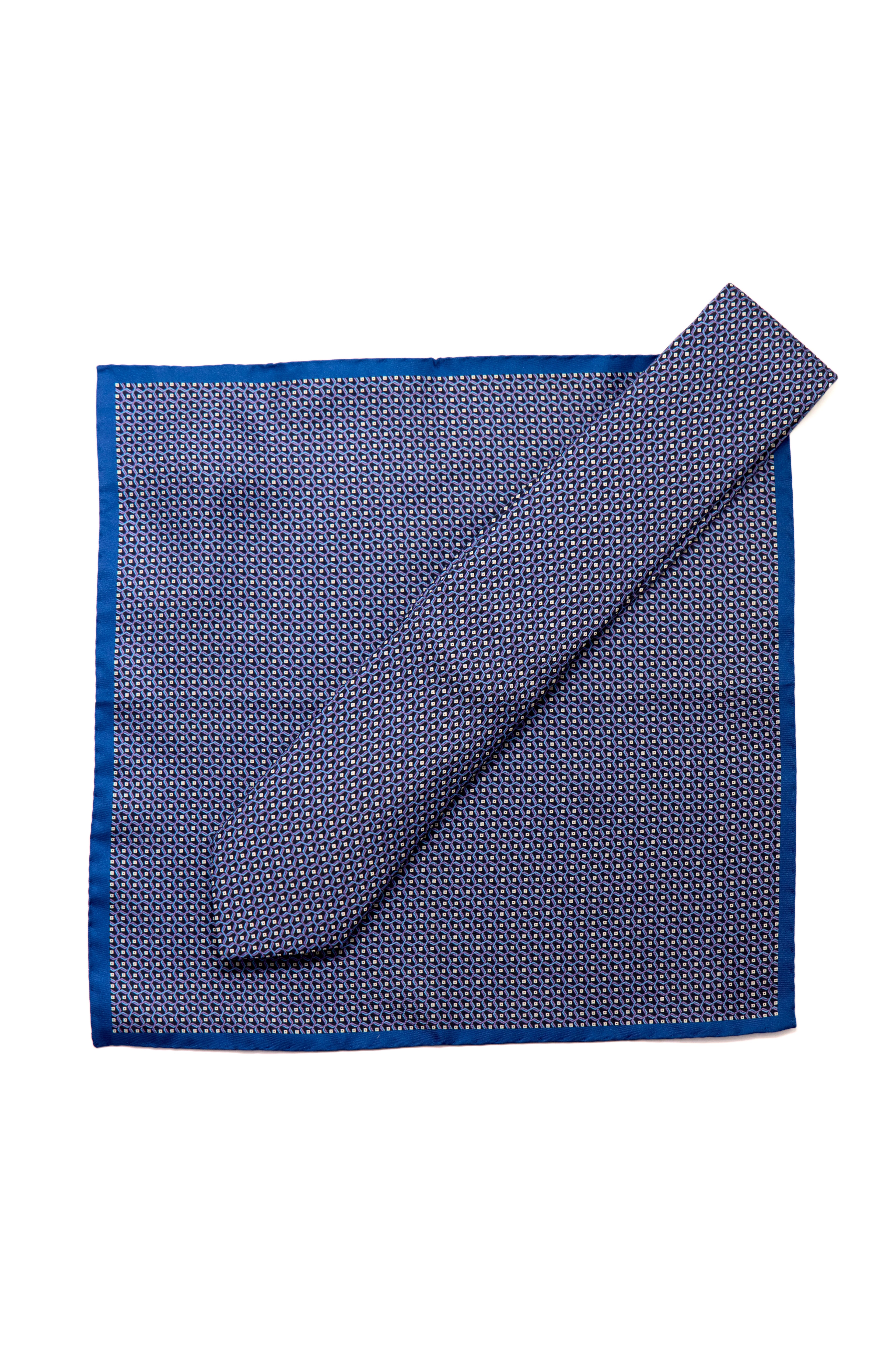 CANALI | Pocket Square Set | Purple & Navy