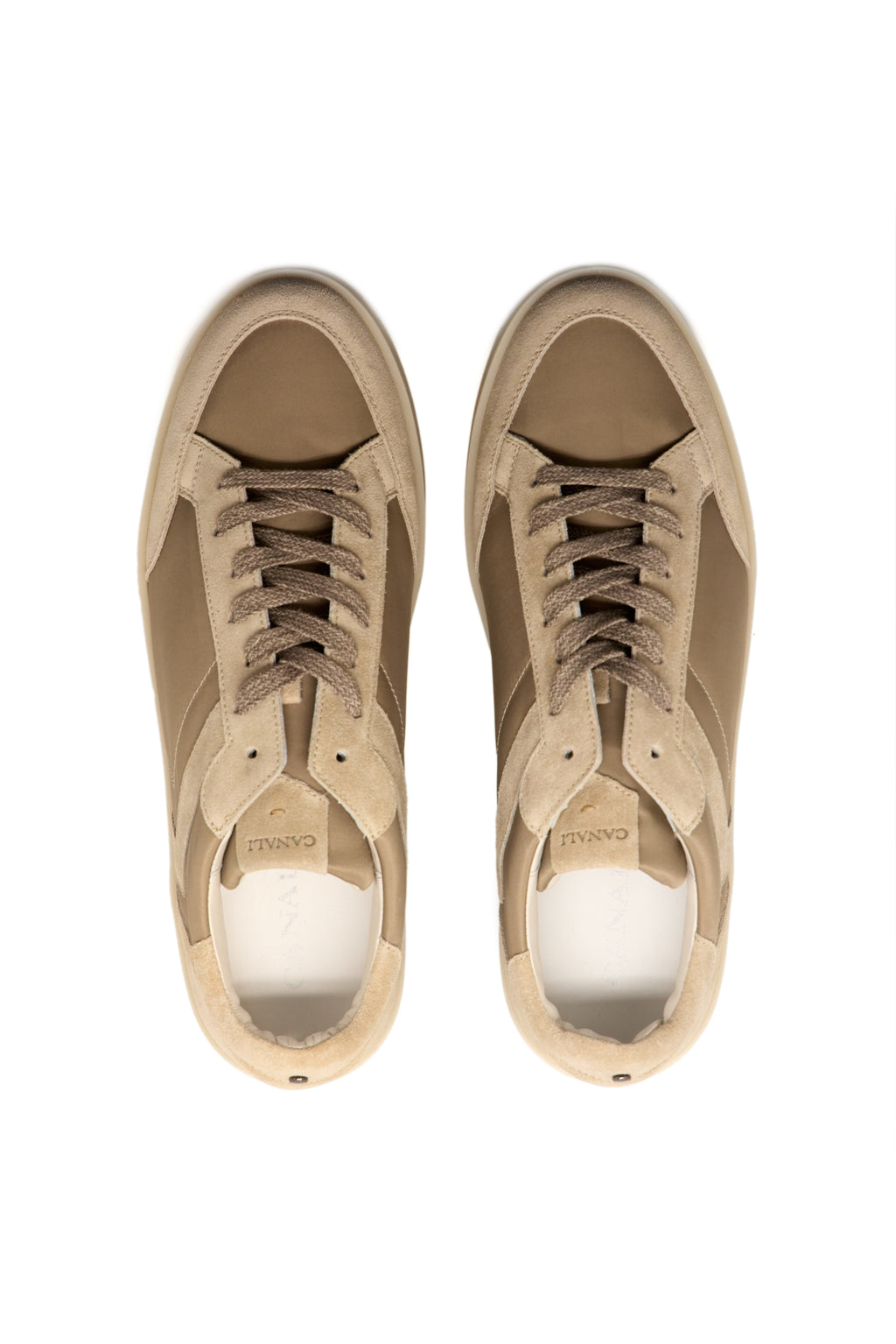 CANALI | Suede & Nylon Sneaker | Beige