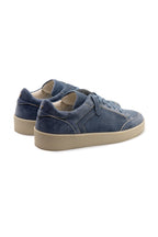 CANALI | Suede Sneaker White Trims | Dusty Blue