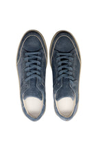 CANALI | Suede Sneaker White Trims | Dusty Blue