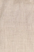 CANALI | Linen Shirt With Placket | Sand