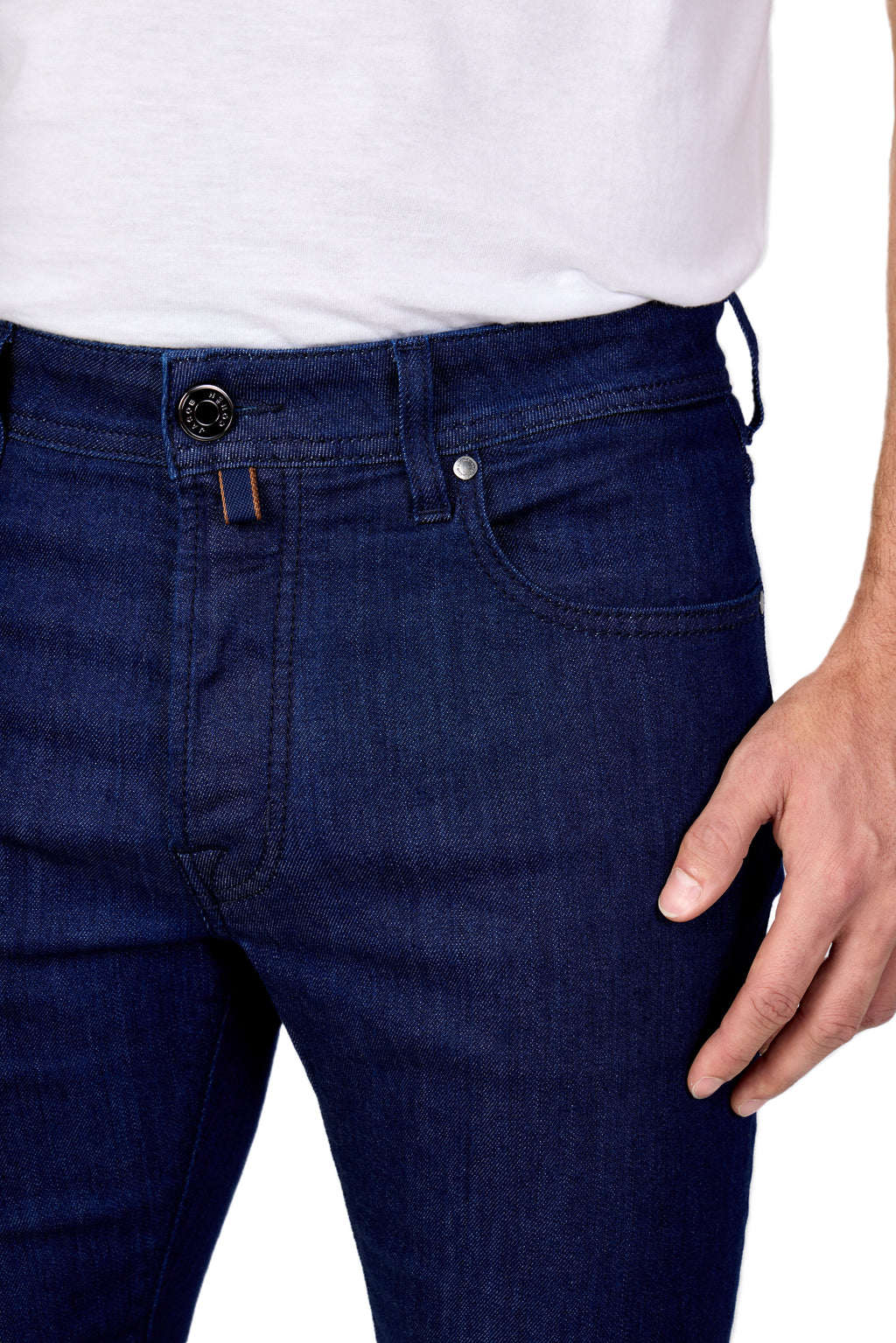 JACOB COHEN | Bard Jeans Tone-On-Tone | Dark Denim