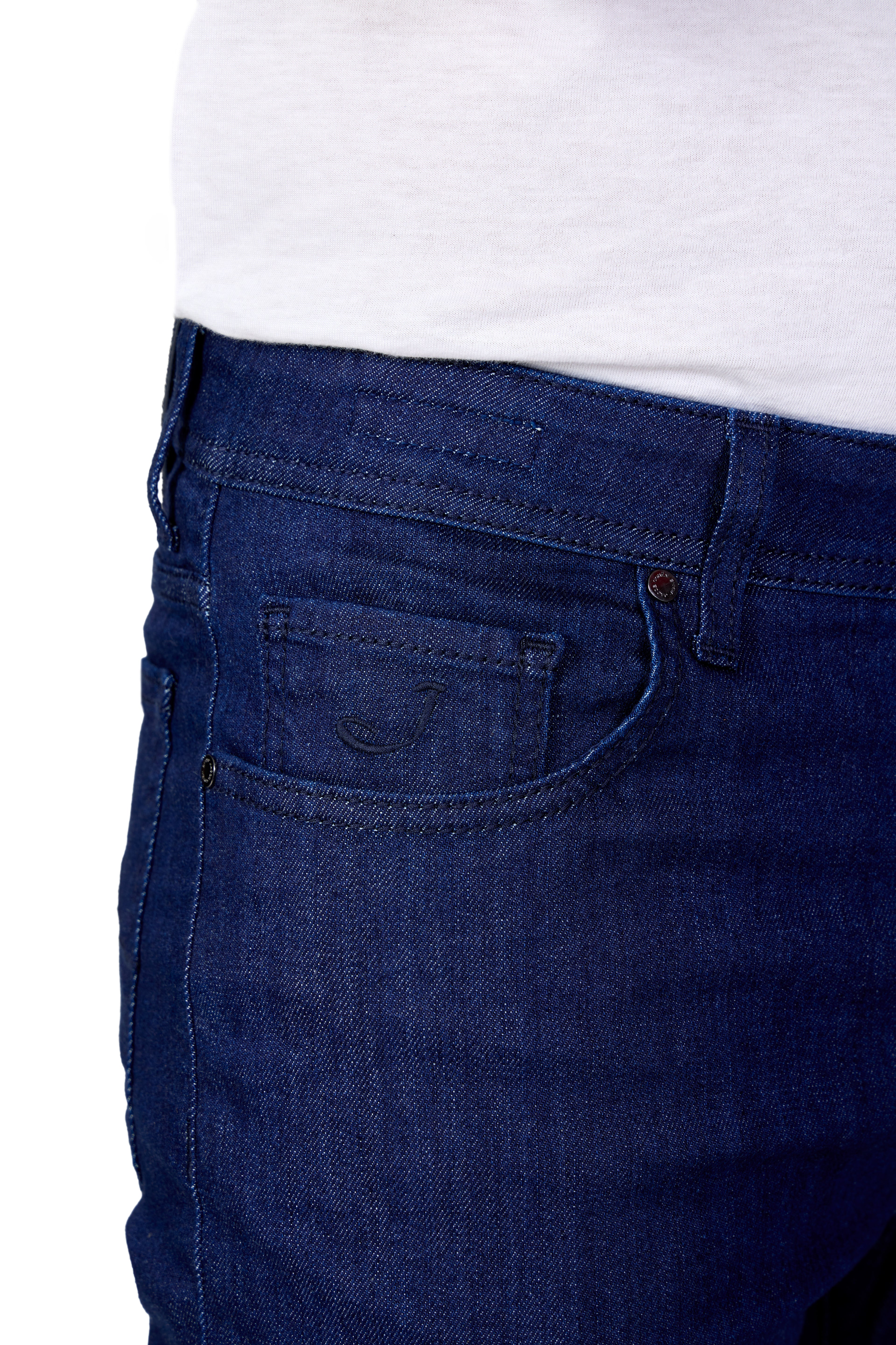 JACOB COHEN | Bard Jeans Tone-On-Tone | Dark Denim