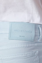 JACOB COHEN | Bard Twill Cotton Trousers | Blue