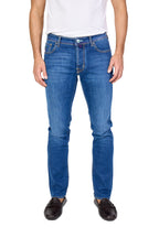 JACOB COHEN | Resort Bard Jeans With Embroidered Hotel Patch | Mid-Denim