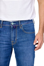 JACOB COHEN | Resort Nicolas Shorts With Embroidered Hotel Patch | Denim