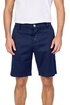JACOB COHEN | George Cotton & Linen Shorts | Dark Blue